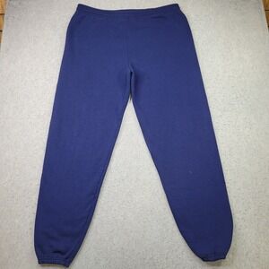 Vintage 90s Santee Heavyweight Sweatpants Joggers Mens XL Blue Made in USA